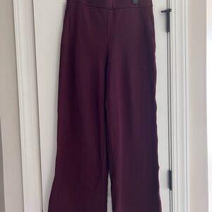 Nine West Deep Burgundy Wide Leg Pants